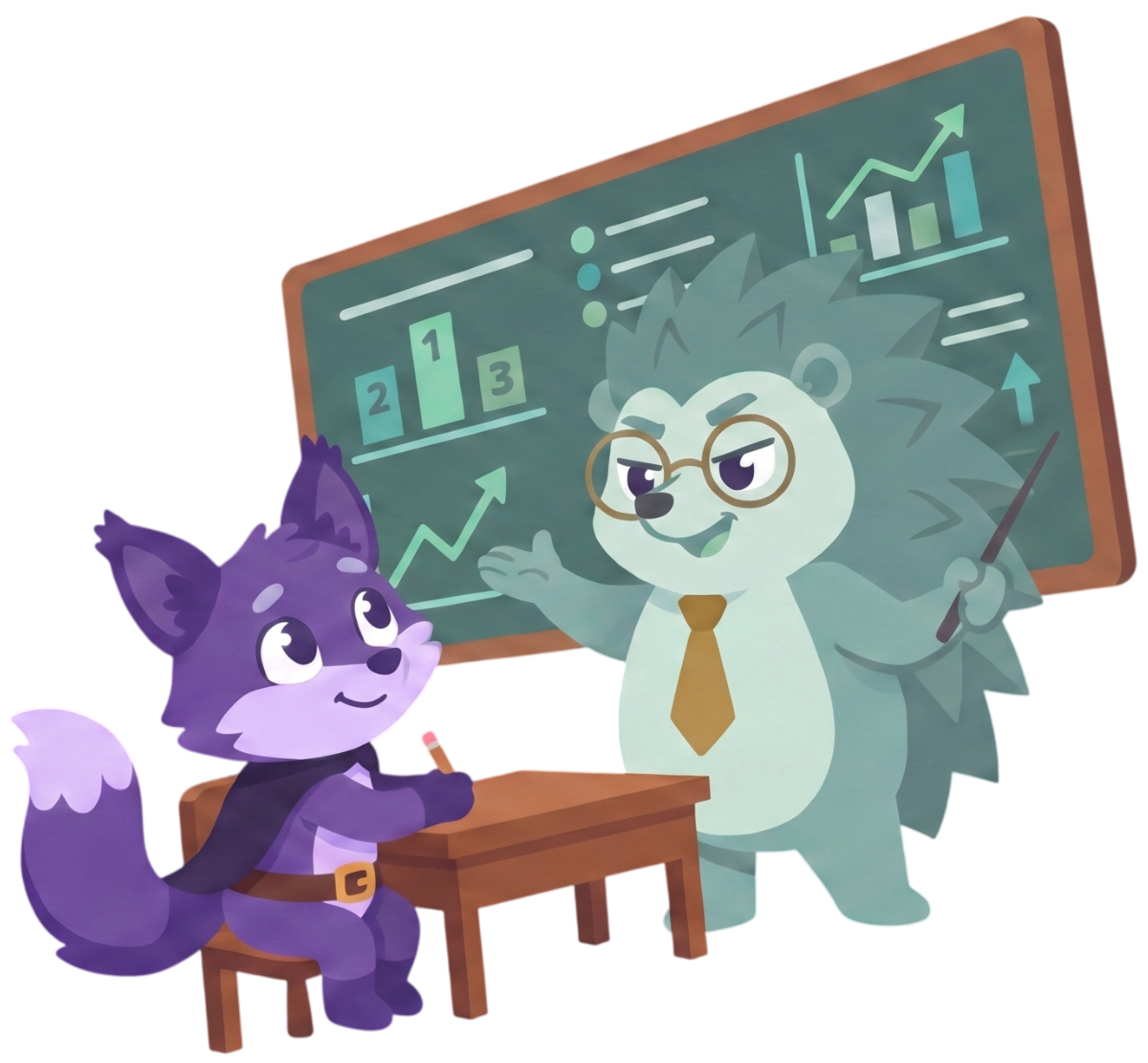 Huntzu mascots reviewing rankings